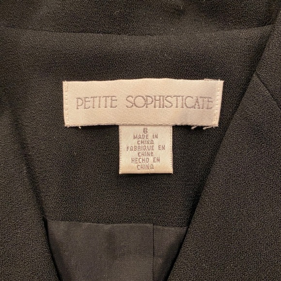 Petite Sophisticate Black Blazer, small - Picture 7 of 9